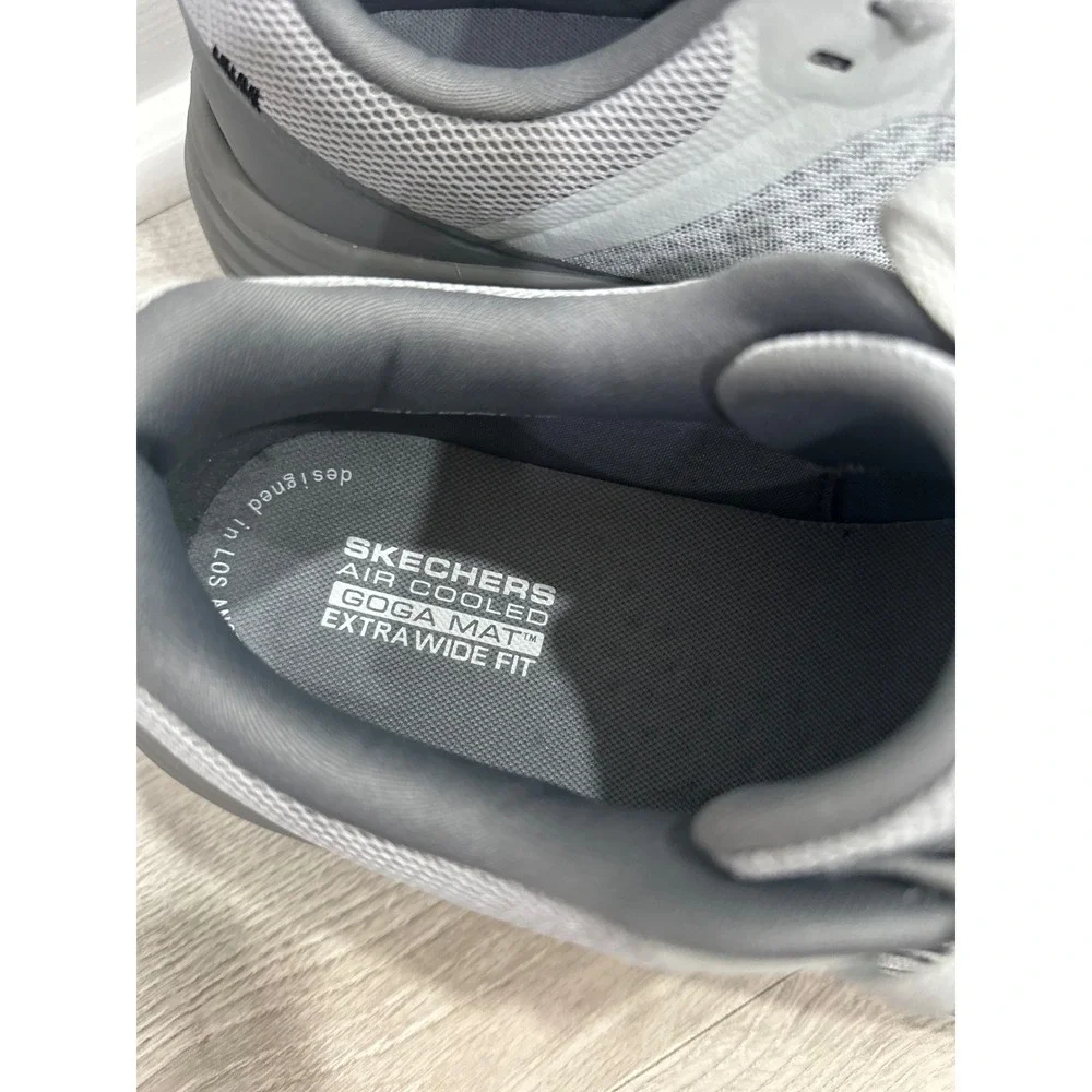 Skechers Max Cushioning Premier Gray Extra Wide Fit Sneakers Mens 12.5 Running